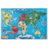Puzzle de podea Harta Lumii World Map Melissa&Doug