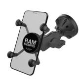 Suport smartphone RAM X-Grip cu ventuza Low Profile - Short RAP-B-166-2-A-UN7U