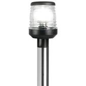 Lumina navigatie LED pe stalp detasabil 100cm, bază standard, negru, OSCULATI 11.163.10