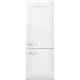 Combina frigorifica SMEG 50's Style FAB38RWH5, Clasa E, 481 litri