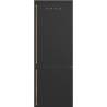 Combina frigorifica SMEG Colonial FA8005RAO5, Clasa E, 481 litri, negru