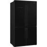 Combina frigorifica side by side SMEG Universal FQ60NDF, Clasa F, 572 litri, negru