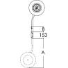 Roti transport pentru barci gonflabile, max.160kg, OSCULATI 47.368.03