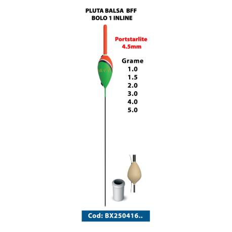 Pluta balsa BFF Bolo 1 Inline 1.5g, Portstarlite