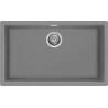 Chiuveta de bucatarie SMEG Universal VZP76CT, 1 cuva, 76 cm, compozit, gri
