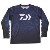 Bluza cu protectie UV DAIWA Long Sleeve T-Shirt Navy marimea M