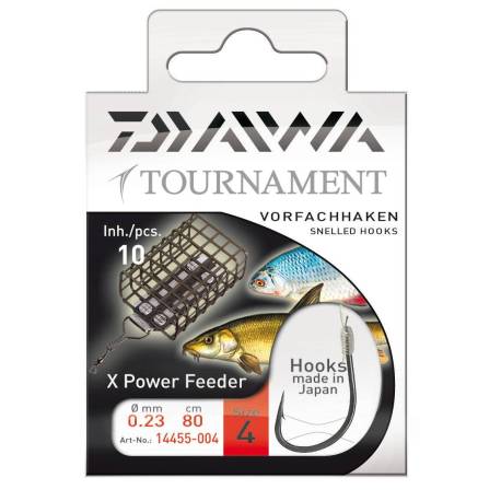 Carlige legate DAIWA Tournament X Feeder Nr.10, 10buc/plic