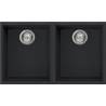Chiuveta de bucatarie SMEG Universal VZUM3434N, 2 cuve, 76 cm
