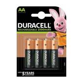 Acumulatori Duracell R6 Ni-MH cod 81418263 2500mAh blister cu 4 bucati