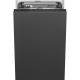 Masina de spalat vase incorporabila SMEG Universal ST4523IN, 8 programe, Clasa E