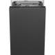 Masina de spalat vase incorporabila SMEG Universal ST4533IN, 8 programe, Clasa D