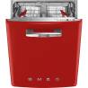 Masina de spalat vase incorporabila SMEG 50's Style STFABRD3, 10+1 programe, Clasa B
