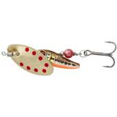 Lingurita rotativa SAVAGE GEAR Sticklebait Nr.4 9.1g Minnow Gold Red