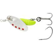 Lingurita rotativa SAVAGE GEAR Spinner Grub Nr.2 5.8g Silver Red Lime