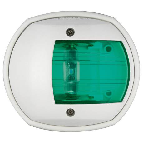 Lumina navigatie LED OSCULATI Sphera Compact White 112.5° verde dreapta