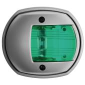 Lumina navigatie LED OSCULATI Sphera Compact Grey RAL 7042, verde dreapta