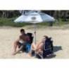 Umbrela plaja Maui&Sons 190 cm, UltraLight, protectie UPF50+, Albastru