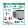 Pompa de caldura monobloc piscina ZODIAC PM40 TD12 WH000489