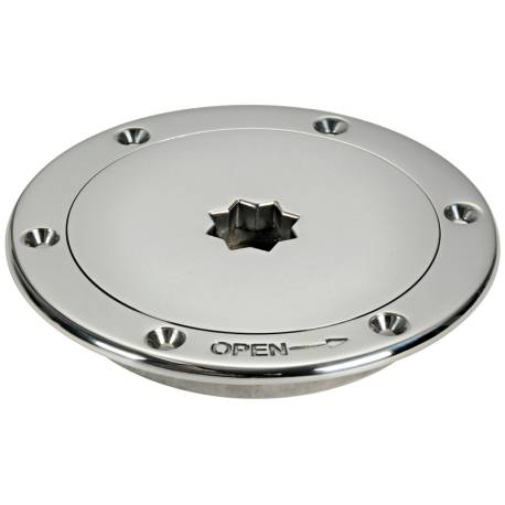 Trapa de inspectie OSCULATI inox AISI 316, diametru 132mm, pasaj 91mm