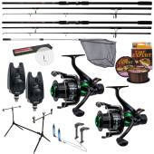 Combo pescuit CARP EXPERT Smart Boilies Set Dublu Cu Rodpod 3.90m 3 tronsoane