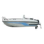Barca hibrid fibra /aluminiu NORDHVAL Sport Console 5, 5.00m, 5 persoane, max. 80CP