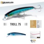 Vobler HERAKLES Troll 75F 7.5cm 6g culoare Blue Fish