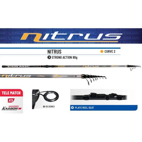 Lanseta COLMIC Telematch Nitrus 4.20m, 80g, Strong