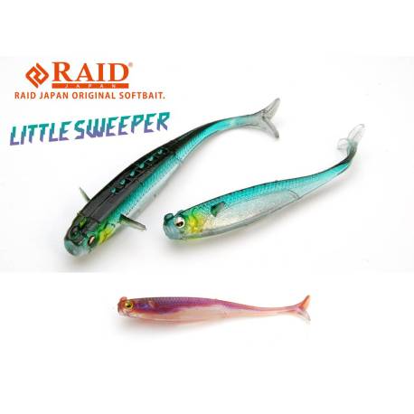 Shad RAID Little Sweeper 6.3cm, culoare 048 Pearl Wakasagi, 8buc/plic