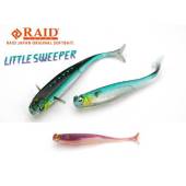 Shad RAID Little Sweeper 7.6cm, culoare 048 Pearl Wakasagi, 7buc/plic