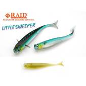 Shad RAID Little Sweeper 7.6cm, culoare 072 Stealth Fish, 7buc/plic