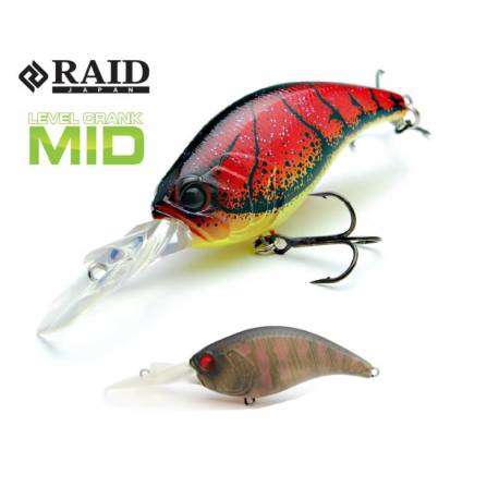 Vobler RAID Level Crank Mid 5.9cm 10.5g culoare 018 Smoke Gill