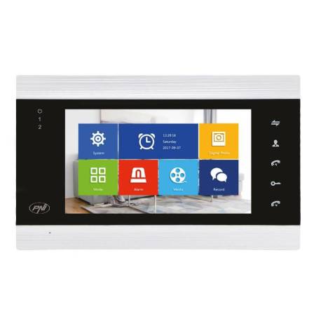 Monitor suplimentar pentru interfon video inteligent PNI SafeHome PT720MW