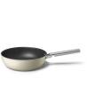 Wok SMEG 50's Style CKFW3001CRM, 30 cm, crem