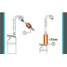 TEAVĂ TELESCOPICĂ PENTRU POMPE CU REZERVOR DE APĂ DE PLOAIE