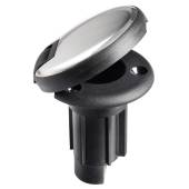 Baza stalp lumina navigatie OSCULATI 11.000.22, negru, 2 contacte, nylon cu capac inox