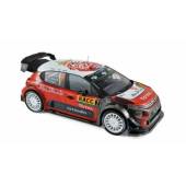 Macheta auto CITROEN C3 WRC - Locul 1 Spania (2017) 1:18 rosu