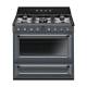 Aragaz SMEG Victoria TR90GR, catalitic, clasa A, gri
