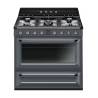 Aragaz SMEG Victoria TR90GR, catalitic, clasa A, gri