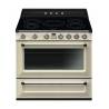 Aragaz SMEG Victoria TR90IP9, plita cu inductie, clasa A, crem