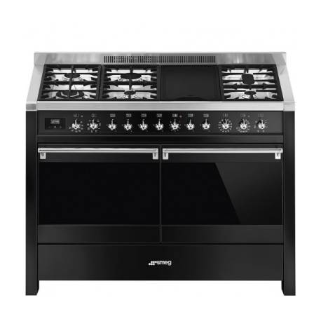 Aragaz SMEG Opera A4BL-81, grill electric, catalitic, clasa A