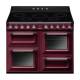 Aragaz SMEG Victoria TR4110IRW, plita cu inductie, vapor clean, clasa A, visiniu