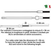 Cablu de directie ULTRAFLEX M66 9ft