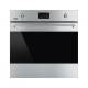 Cuptor incorporabil SMEG Classica SFP6303WTPX, termoventilat, pirolitic, 60 cm