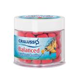 Boilies CRALUSSO Balanced Wafters Capsuni, 7x9mm, Capsuni