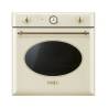 Cuptor incorporabil SMEG Colonial SF855PO, termoventilat, vapor clean, 60 cm