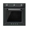 Cuptor incorporabil SMEG Victoria SF6905NO1, termoventilat, vapor clean, 60 cm