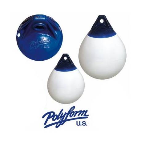 Balon de acostare gonflabil POLYFORM A2, white/blue, 390x500mm