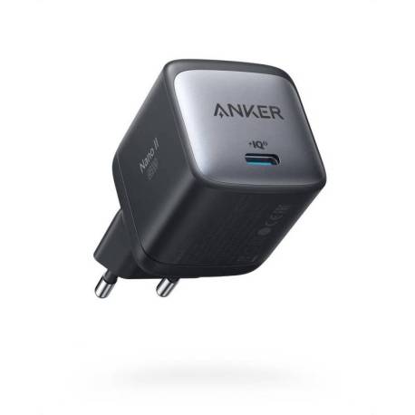 Incarcator retea ANKER 713 Nano II 45W, USB-C, PowerIQ 3.0, GaN II, Negru