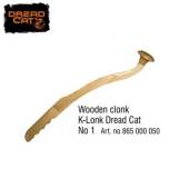 Clonc din lemn pentru somn DREAD CAT model 1, 40cm, pastila convexa 5cm