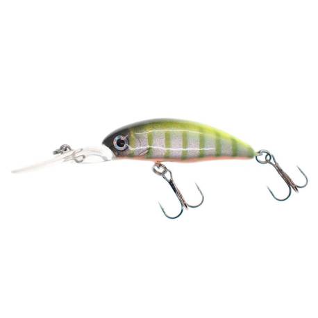 Vobler KAMATSU Sharp Shad 4.5cm, 4.5g, floating, 092 Chartreuse Lime Gill - Custom Color by Mogo Lures